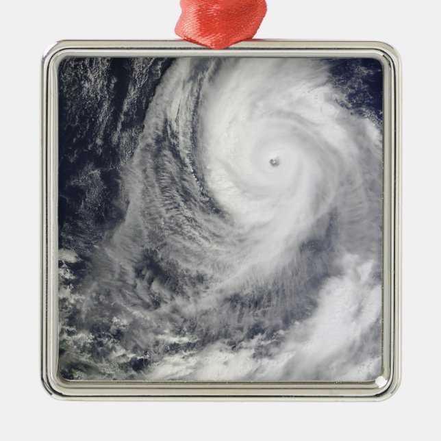 Typhoon Lupit 2 Metal Tree Decoration (Front)