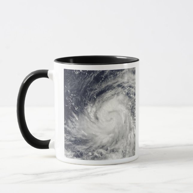 Typhoon Lupit over the western Pacific Ocean Mug (Left)