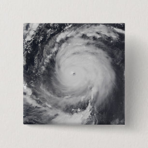 Typhoon Maemi in the Western Pacific Ocean 15 Cm Square Badge