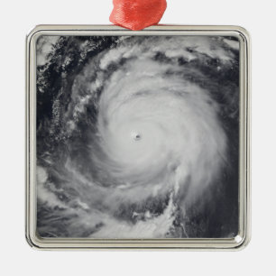 Typhoon Maemi in the Western Pacific Ocean Metal Tree Decoration
