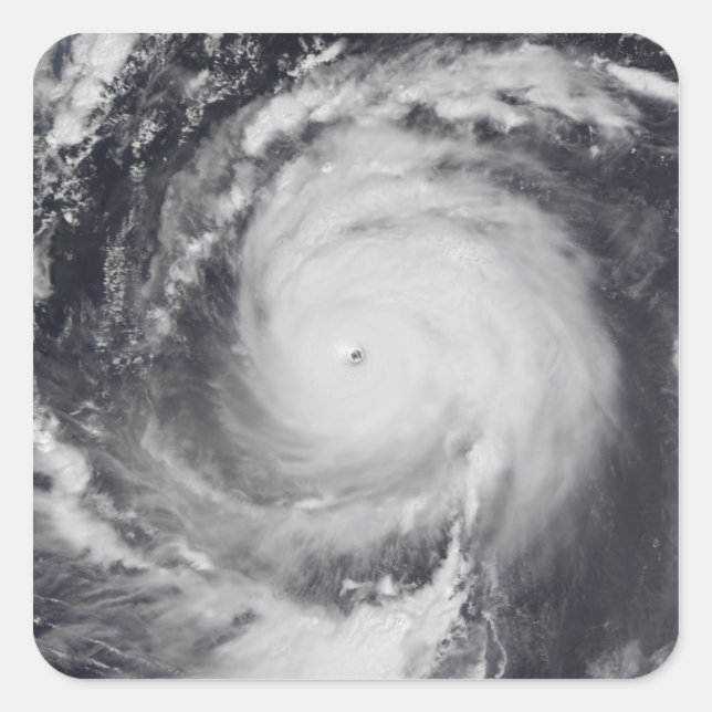 Typhoon Maemi in the Western Pacific Ocean Square Sticker (Front)
