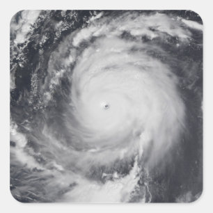 Typhoon Maemi in the Western Pacific Ocean Square Sticker