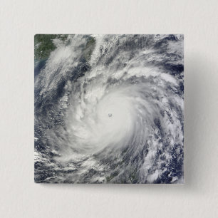 Typhoon Megi 15 Cm Square Badge