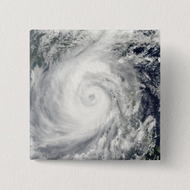 Typhoon Megi 2 15 Cm Square Badge (Front)