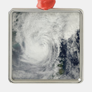 Typhoon Megi 3 Metal Ornament