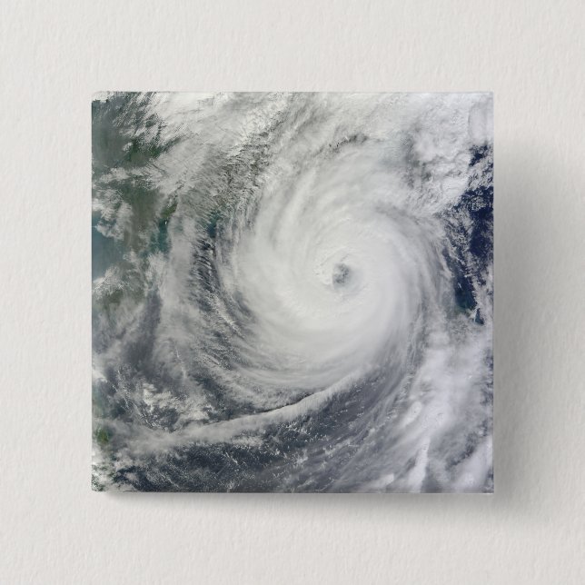 Typhoon Megi 4 15 Cm Square Badge (Front)