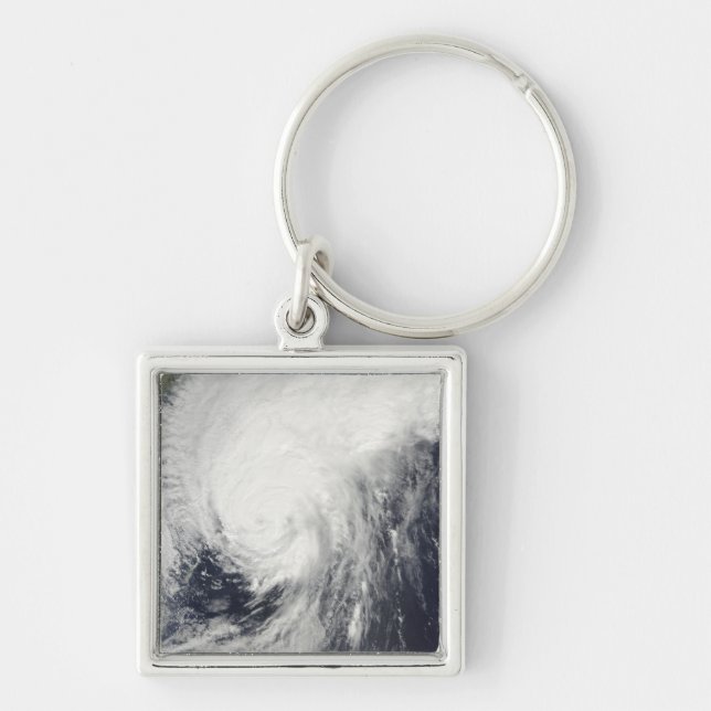 Typhoon Melor approaching Japan Key Ring (Front)
