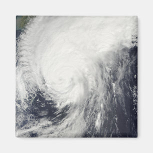 Typhoon Melor approaching Japan Magnet