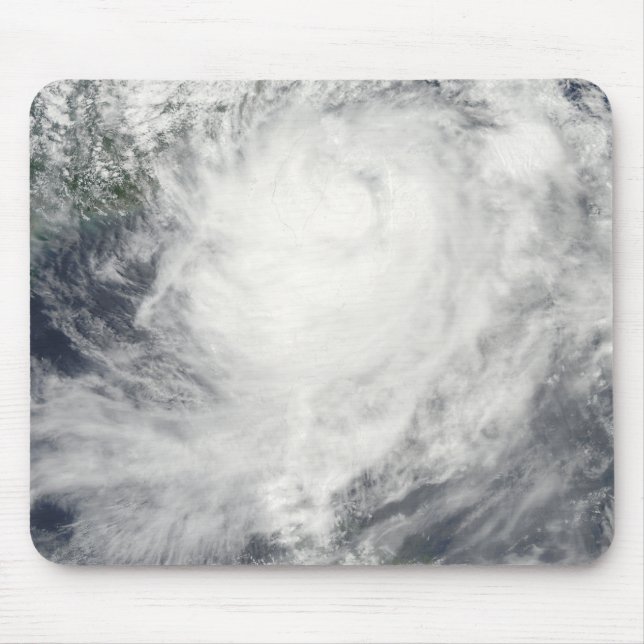 Typhoon Morakot over Taiwan Mouse Pad (Front)
