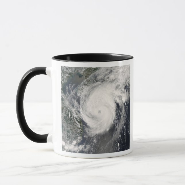 Typhoon Neoguri approaching China 2 Mug (Left)