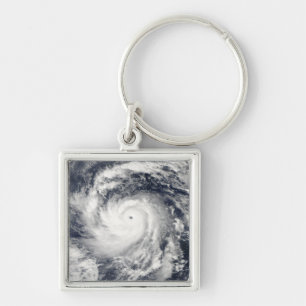 Typhoon Nida in the Pacific Ocean Key Ring