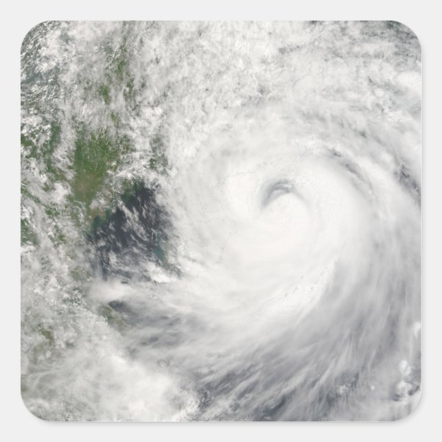 Typhoon Prapiroon Square Sticker (Front)