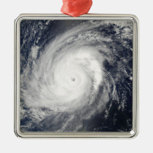 Typhoon Sudal south of Japan 2 Metal Tree Decoration
