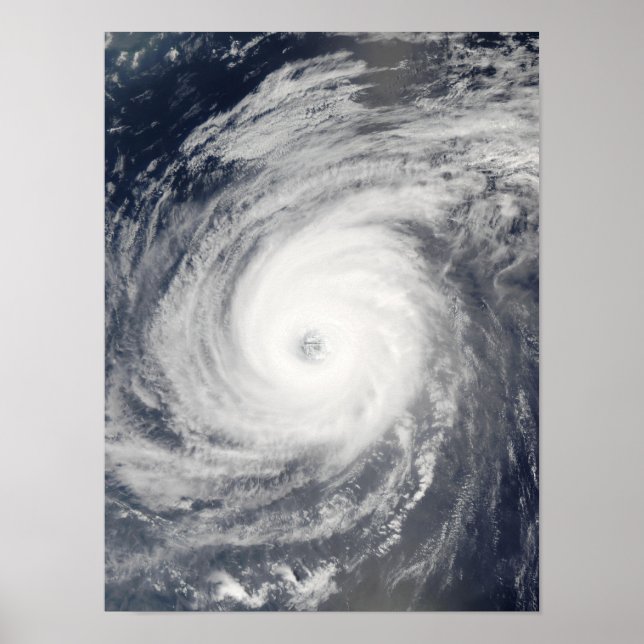 Typhoon Sudal south of Japan Poster (Front)