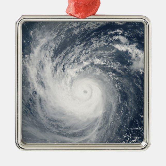 Typhoon Taim Metal Tree Decoration (Front)