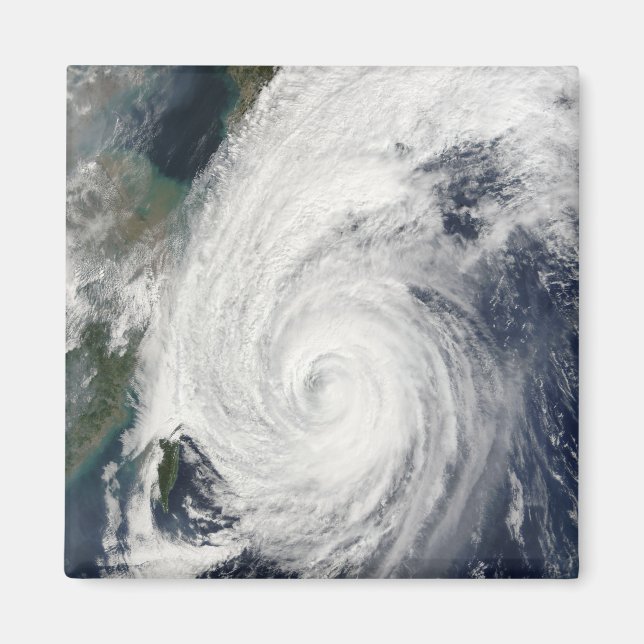Typhoon Tokage south of Japan Magnet (Front)