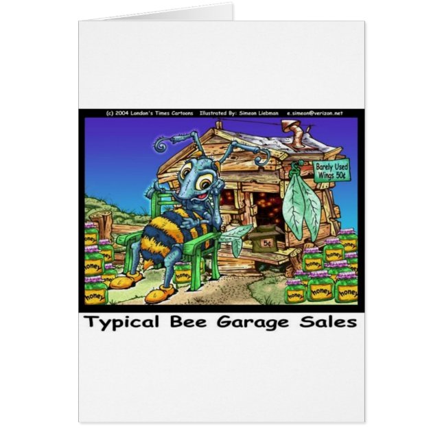 Typical Bee Garage Sales Funny Gifts & Tees (Front)