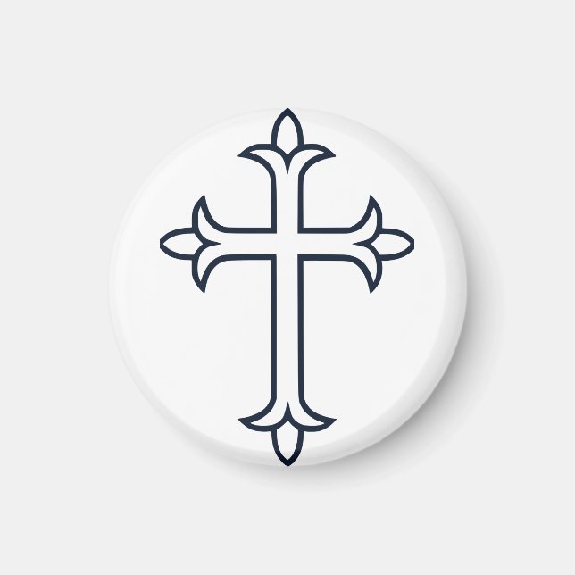 Typical Christian cross Magnet (Front)