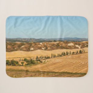 Typical landscapes for Siena Province in Tuscany Sherpa Blanket