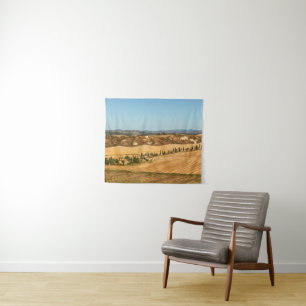 Typical landscapes for Siena Province in Tuscany Tapestry