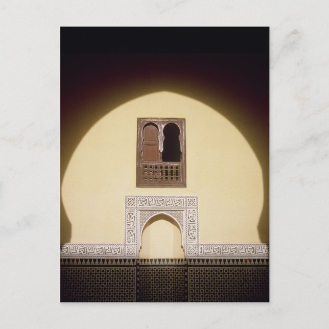 Typical Moroccan Window Postcard (Front)