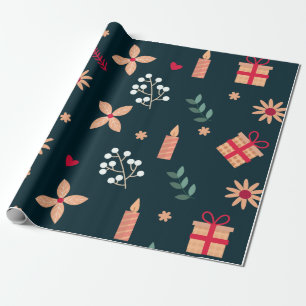Typical motifs about Christmas day Wrapping Paper