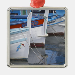 Typical Provencal fishing boats painted in 2 Metal Tree Decoration