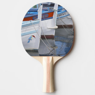 Typical Provencal fishing boats painted in 2 Ping Pong Paddle