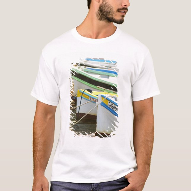 Typical Provencal fishing boats painted in T-Shirt (Front)