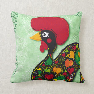 Typical Rooster of Barcelos pillow