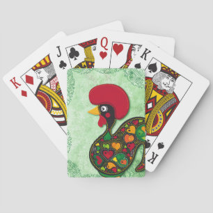 Typical Rooster of Barcelos Playing Cards