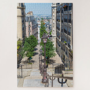 Typical staircase on Montmartre hill - Paris Jigsaw Puzzle