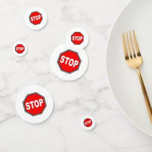 Typical Stop Sign Confetti