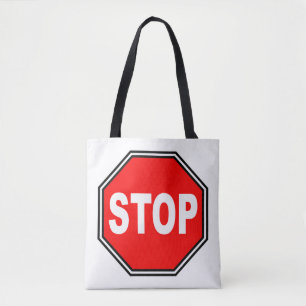 Typical Stop Sign Tote Bag