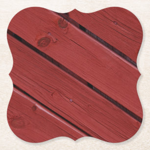 Typical Swedish Falun colours ,red colour Paper Coaster