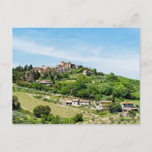Typical Traditional Village in Tuscany - Italy Postcard