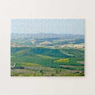 Typical Tuscany Landscape with Hills - Italy Jigsaw Puzzle