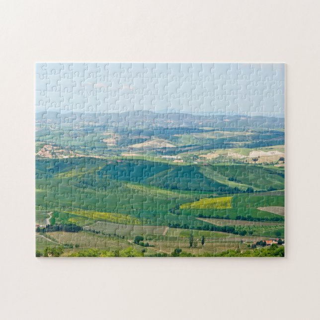 Typical Tuscany Landscape with Hills - Italy Jigsaw Puzzle (Horizontal)