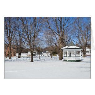 Typical Vermont Town In Winter