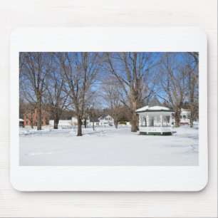 Typical Vermont Town In Winter Mouse Pad
