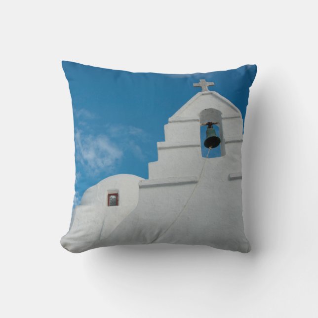 Typical whitewashed church cushion (Front)