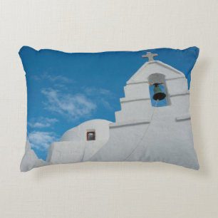 Typical whitewashed church decorative cushion