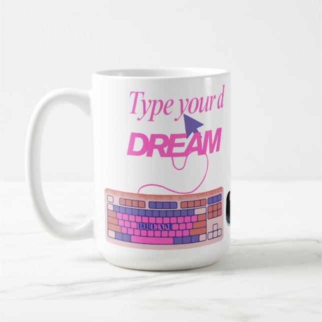Typing My Future Coffee Mug (Left)