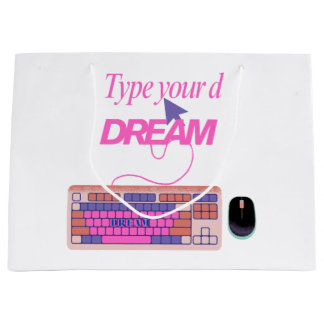 Typing My Future Large Gift Bag