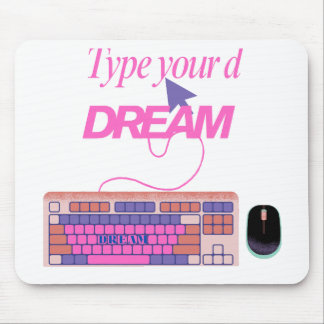 Typing My Future Mouse Pad