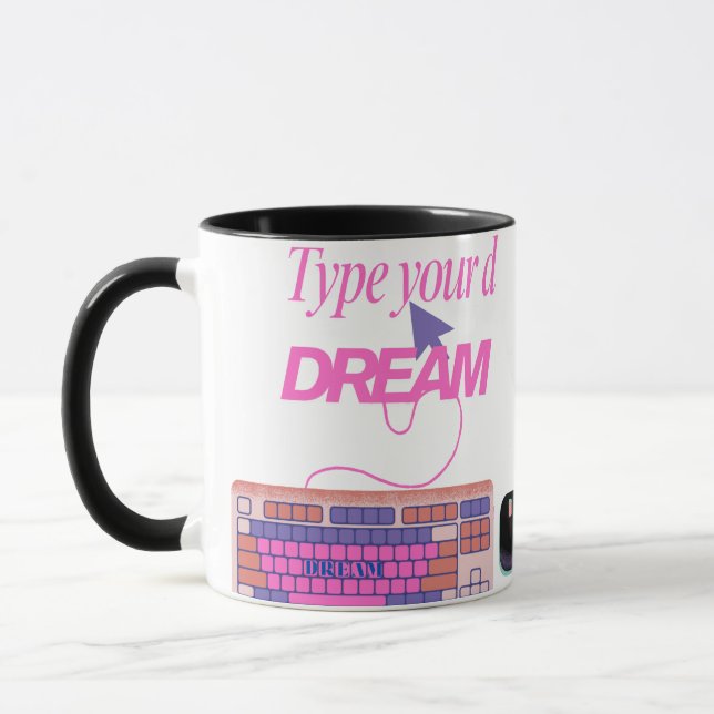 Typing My Future Mug (Left)