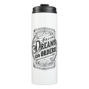Typografie-Spruch Thermal Tumbler