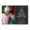Typographic Christmas Tree Chalkboard Photo Card