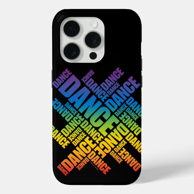 Typographic Dance (Spectrum) iPhone 5 case (Back)