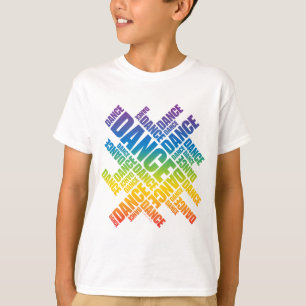 Typographic Dance (Spectrum) T-Shirt